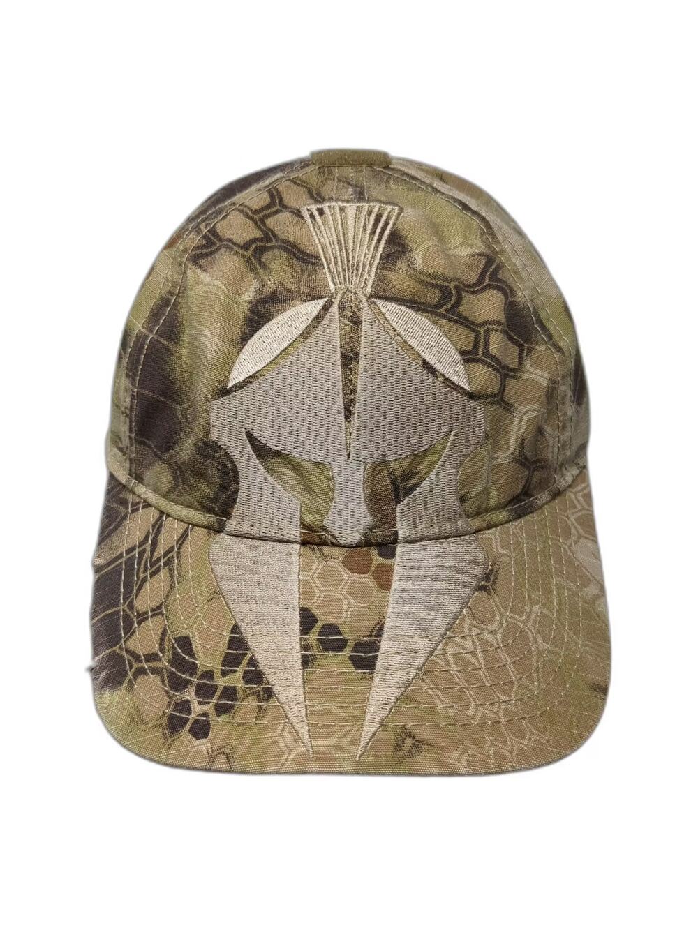 Kryptek Baseball Cap Green Brown Spartan Helmet OSFM Strapback Hat Adjustable